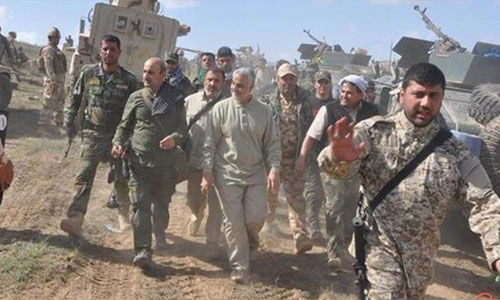 el general Soleimani en Siria